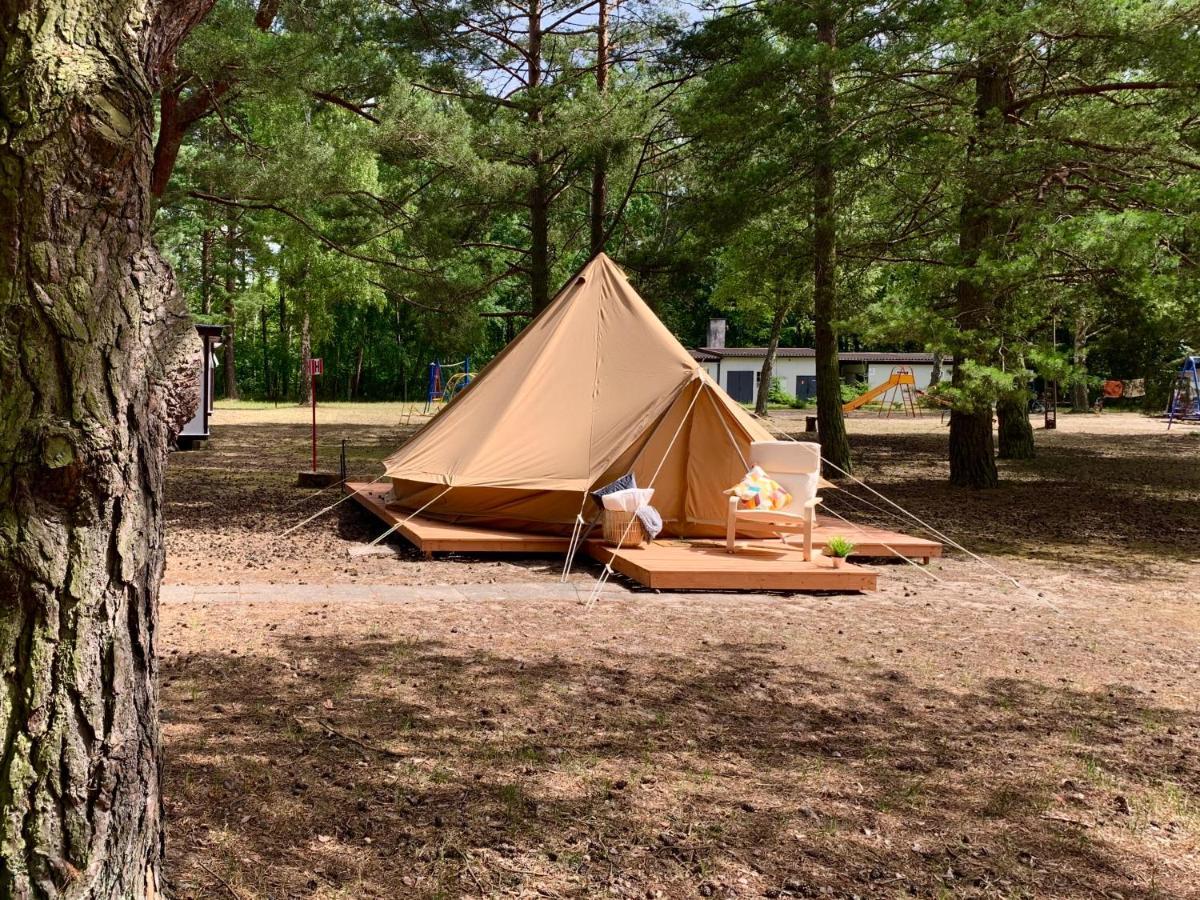 Camp Bursztynowy Las กดัญสก์ ภายนอก รูปภาพ