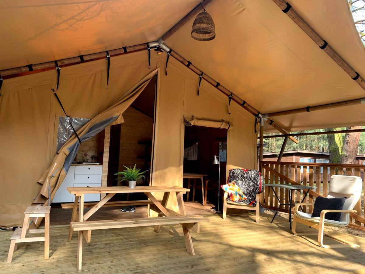 Camp Bursztynowy Las กดัญสก์ ภายนอก รูปภาพ