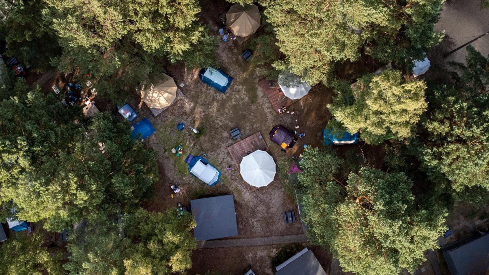 Camp Bursztynowy Las กดัญสก์ ภายนอก รูปภาพ