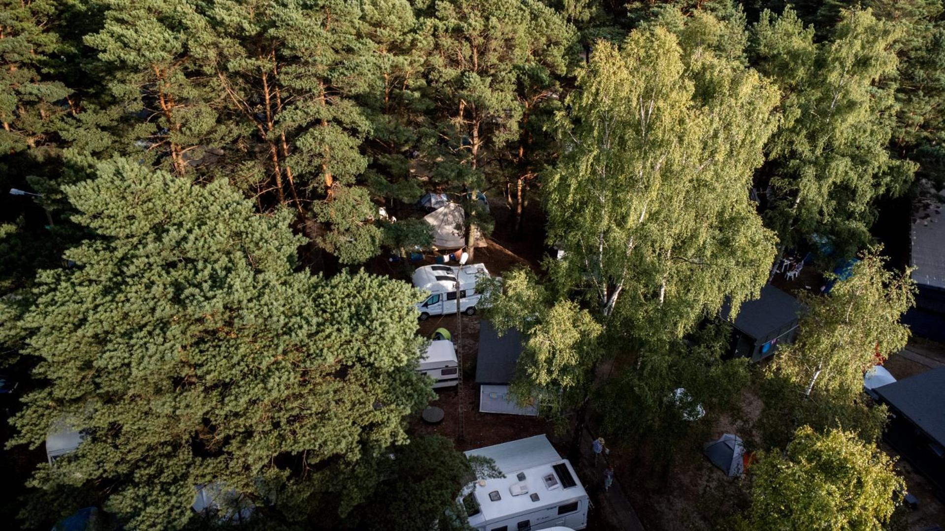 Camp Bursztynowy Las กดัญสก์ ภายนอก รูปภาพ