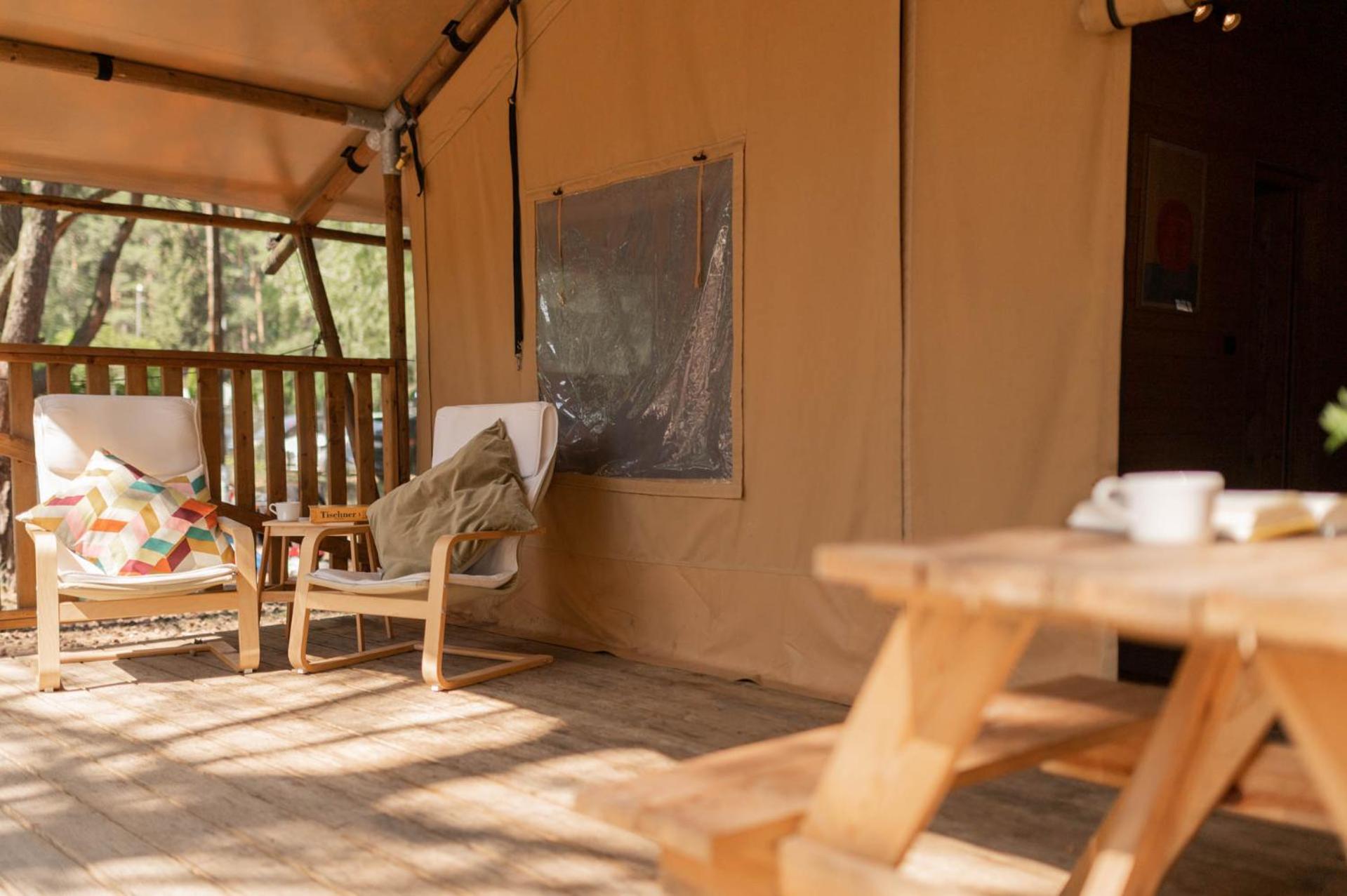 Camp Bursztynowy Las กดัญสก์ ภายนอก รูปภาพ